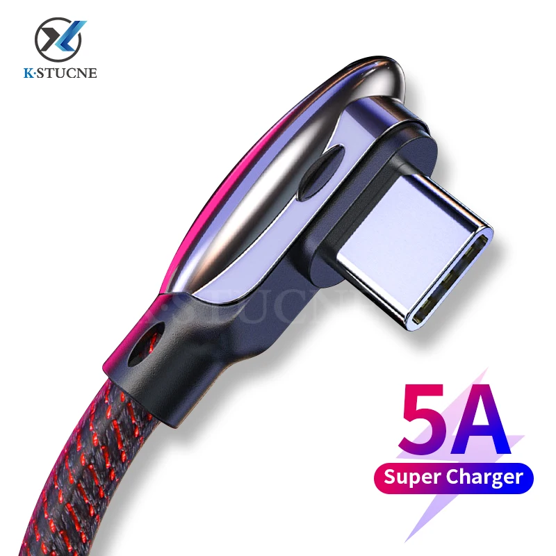 Кабель USB Type C 5A для Huawei P20 P30 Pro быстрая зарядка 4 0 3 кабель Samsung S9 S10 C|Кабели