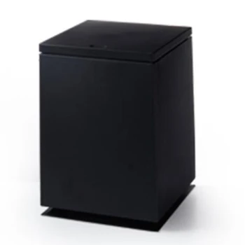 

Japanese Trash Can Push Double-Layer Plastic Living Area Gap Bucket Bathroom Za Wu Tong Storage Bucket Black