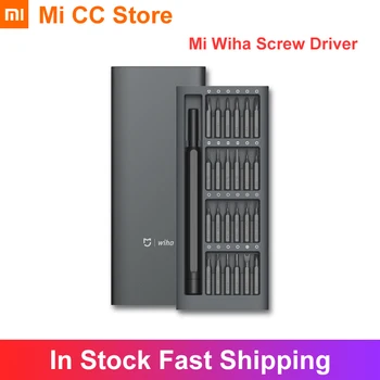

Original Xiaomi Mijia Original Wiha Daily Use Screw Driver Kit 24 Precision Magnetic Bits Smart Home Kit Alluminum Box