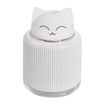 

-300ML USB Humidifier Ultrasonic Air Humidifier Essential Oil Diffuser with LED Night Lamp Gift Electric Aroma Air Home Car Hum