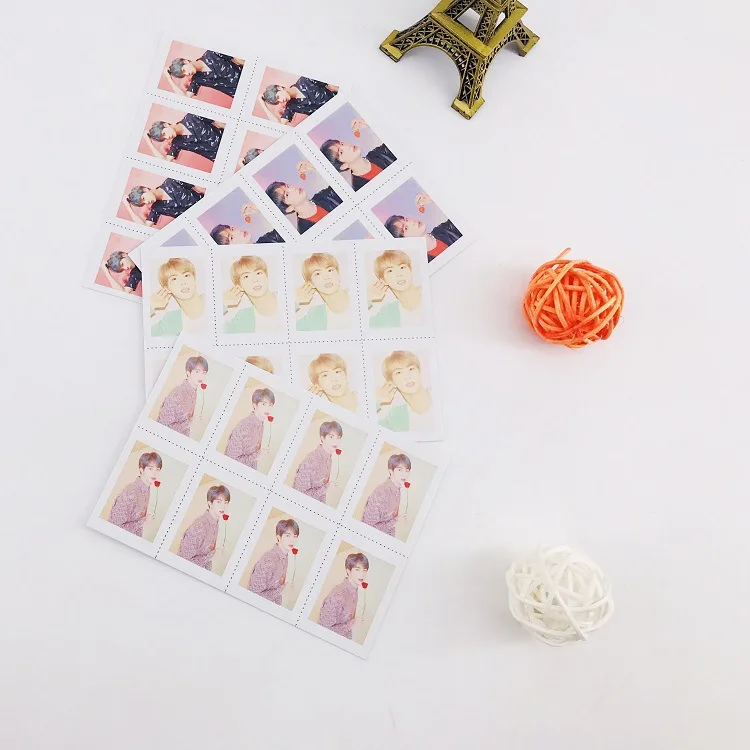 4 шт./компл. v jungkook rm suga jin jhope jimin один дюйм маленького размера карты подарок - Цвет: jin