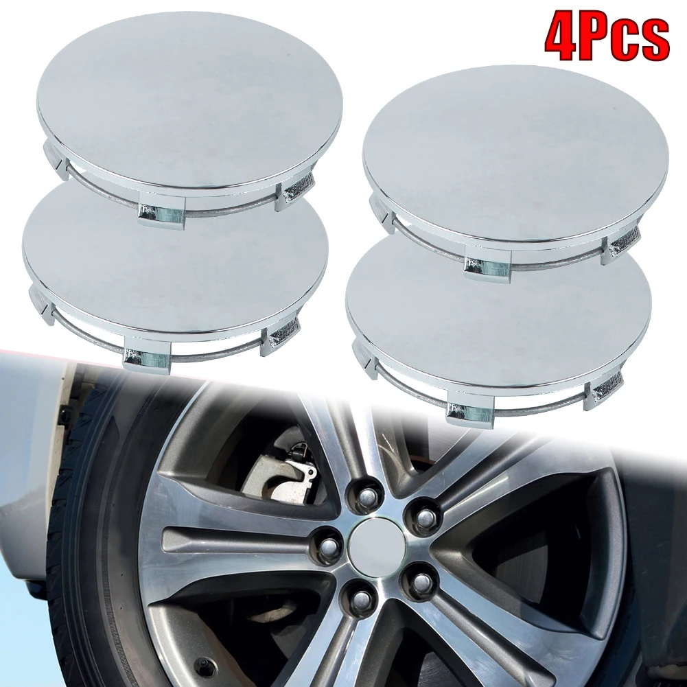 

4 Chrome Wheel Center Hub Cap Fit Chevrolet Silverado Suburban Tahoe 3.26" 83mm