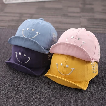

Baby hat spring and autumn thin section cap Korean tide boy baseball cap children's hat soft