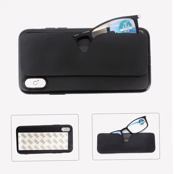 

Ultralight Full Frame Wallet Reading Glasses Men Women Portable Ultra-thin Presbyopia Glasses with Phone Stands Glasses Case 1.5