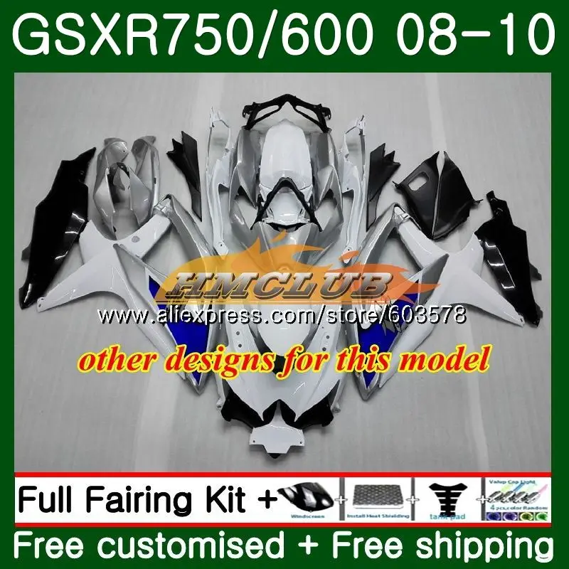 Средства ухода за кожей для SUZUKI GSXR 750 600 08 GSXR750 08 09 10 7CL. 30 серебристо-пламя GSX-R600 GSXR-750 K8 GSXR600 2008 2009 2010 обтекатели