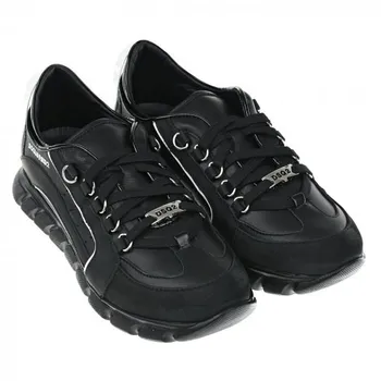 

Dsquared2 black sneakers with suede inserts