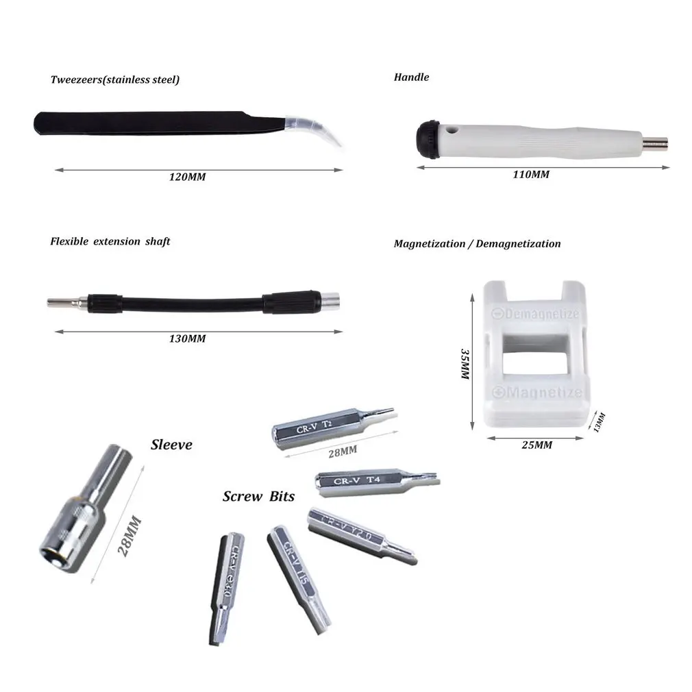 58 шт Многоцелевой Набор отверток для ремонта мобильных телефонов, Разборка части, набор инструментов для замены
