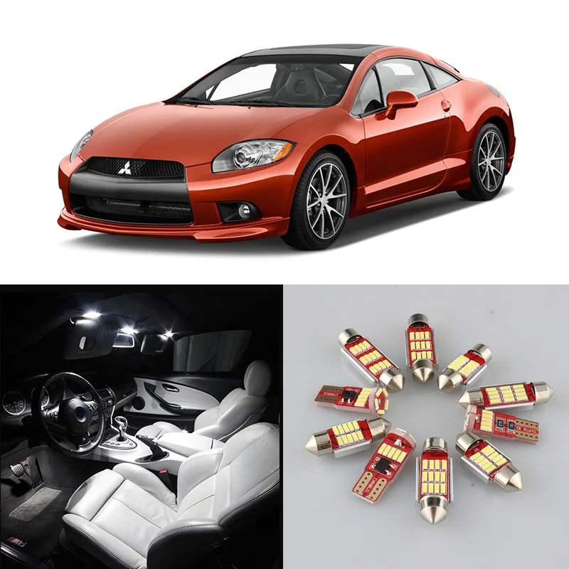 Белый светодиодный светильник без ошибок для салона карта купольный комплект