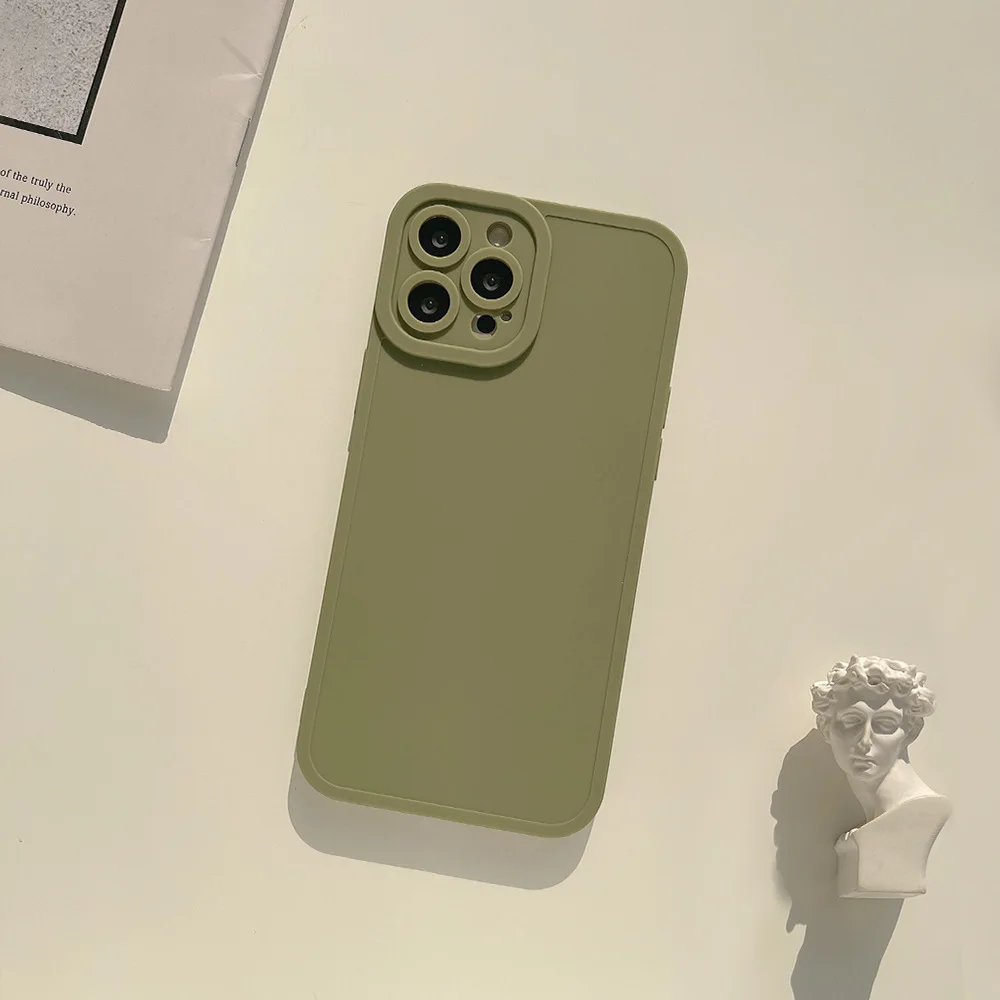 thumbnail image 1 of Matte 12 styles soft silicone ins jane phone case for iphone 8 7 plus x xr xsmax 11 12 mini 14 15 pro max 13 promax shockproof, 1 of 5