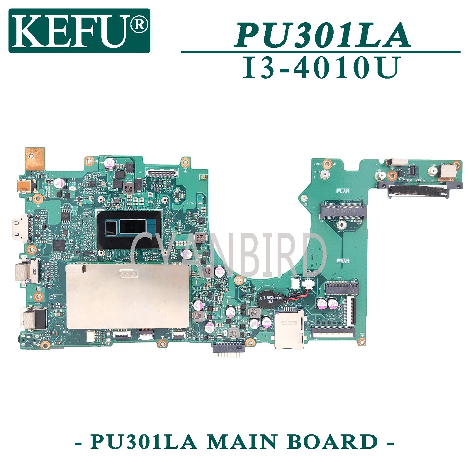 Материнская плата KEFU PU301LA ASUS PU301L для ноутбука I3-4010U | Компьютеры и офис