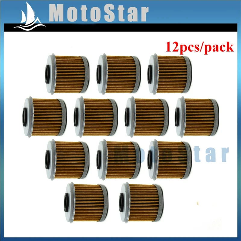 Масляный фильтр для Honda CRF150F CRF450X CRF250X CRF150R CRF250R CRF450R Байк - Цвет: 12pcs