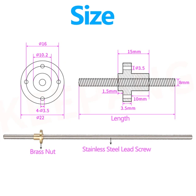 T8 Lead Screw Nut Dimensions Discounts Offers