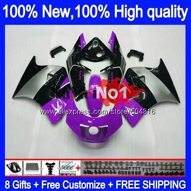 Корпус для SUZUKI SAPC VJ21 RGV250 RGVT250 VJ 21 40MC. 157 RGV-250 VJ22 RGV 250 1988 1989 1990 1991 88 89 90 91 фиолетовый ГОРЯЧИЙ обтекатель