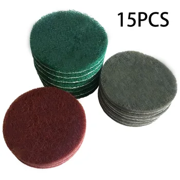 

15pcs Set Scouring Pads 240/400/1000Grit Rust Polishing Cleaning Deburring Tools