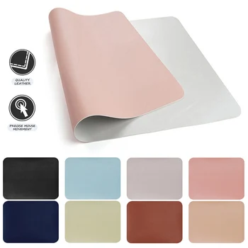 

Double-sided Mouse Pad Anti-slip Leather Gaming Mice Mat Desk Cushion For Laptop PC MacBook Universal Home Office
