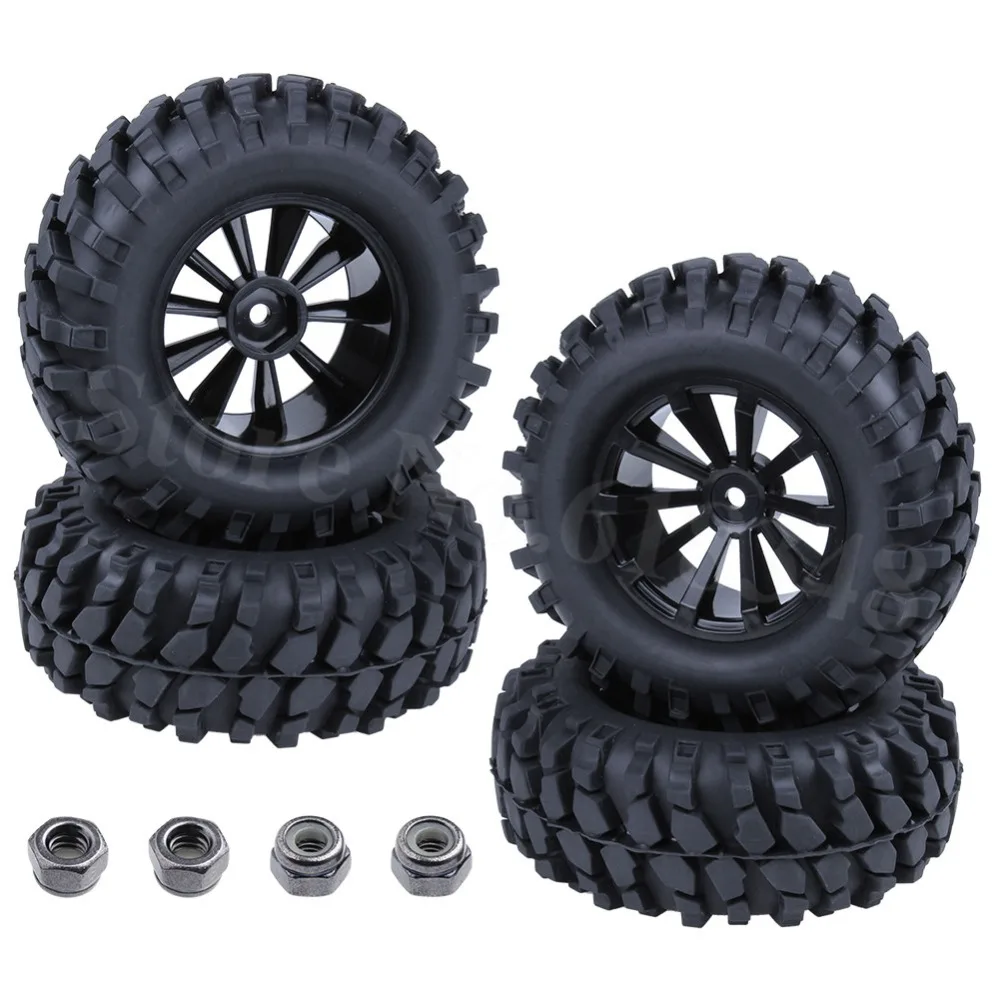 4 шт. 1 9 &quotшины и колесные диски с поролоном OD 96 мм для 1/10 RC Rock Crawler Axial SCX10 RC4WD D90 Redcat