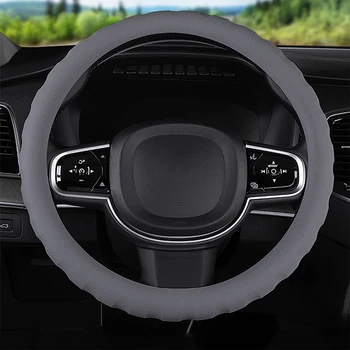 

DIY Multi Colors Car Silicone Steering Wheel Glove Cover Soft Auto Steering Cover Car Accessories For Honda Toyota BMW LADA etc.