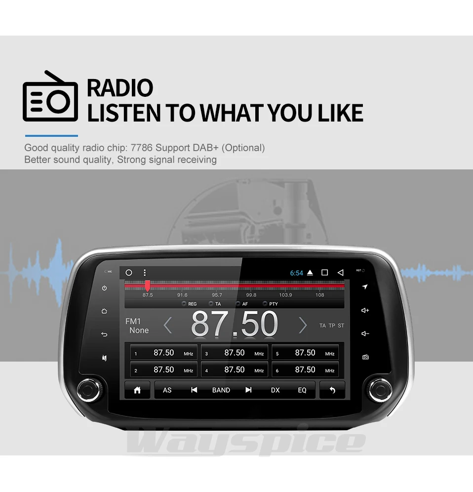 Cheap android 9.0 PX30 car dvd  for hyundai Santa Fe  2018 2019 car dvd gps navigation raido video  player 1 3