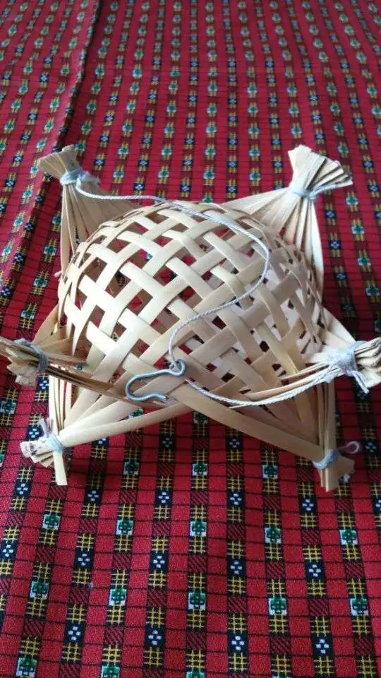 Клетка ручной работы игрушка-насекомое кузнечик Бамбуковая клетка для кормления