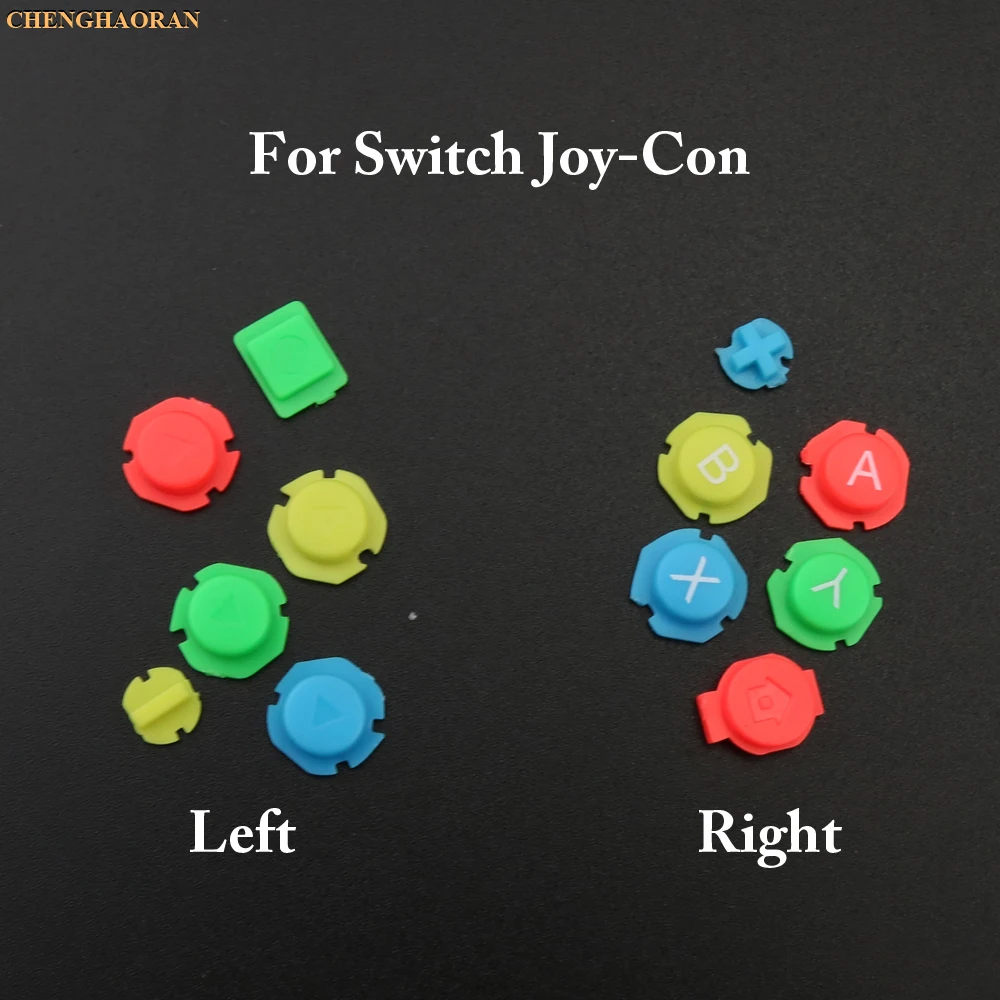 Лучшая цена, 23 Цвета, жесткий пластиковый R L корпус, чехол для переключателя NS NX Joy Con, контроллер для Joy-Con, рамка - Цвет: 1 set this buttons