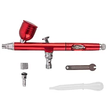 Мини распылитель краски воздуха 0,3 сопла Аэрограф для дизайна ногтей насос опрыскивателя макияж модель татуировки торта автомобиля краски ing алюминий воздуха кисти