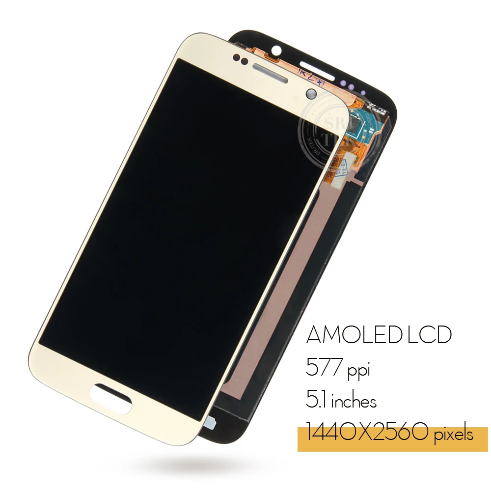 Гарантия 5,1 ''Супер AMOLED lcd для SAMSUNG Galaxy S6 lcd дисплей G920 SM-G920F G920T G920F G920FD сенсорный экран дигитайзер