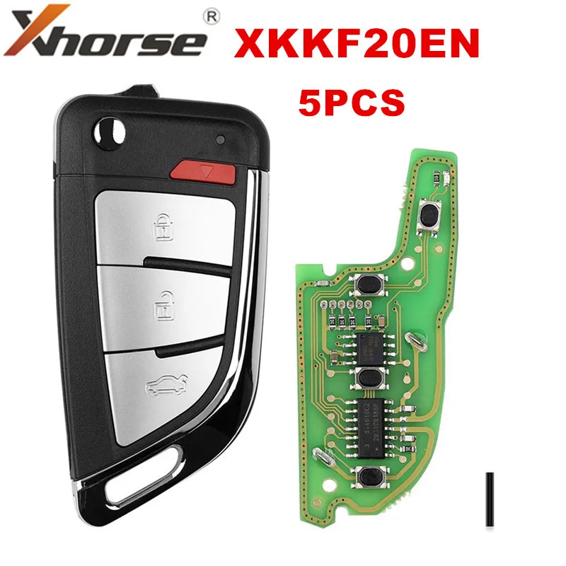 5 шт./лот XHORSE XKKF20EN нож стильный дистанционный ключ для VVDI VVDI2 инструмент