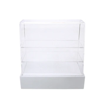 

1/12 Dollhouse Miniature Life Model Simulation Decor Accessories DIY Push-Pull Mini Cake Cabinet
