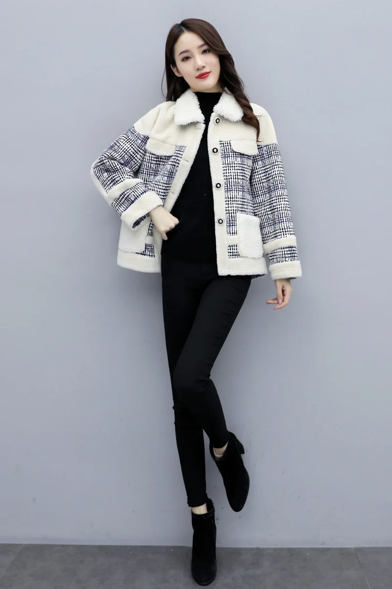 

2019 Winter Fashion Comfortable Woolen Jacket Peter Pan Collar Elegant Cool