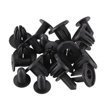

10x Splash Guard Panel Mounting Trim Clip Rivets Fastener Push-Type For BMW MINI