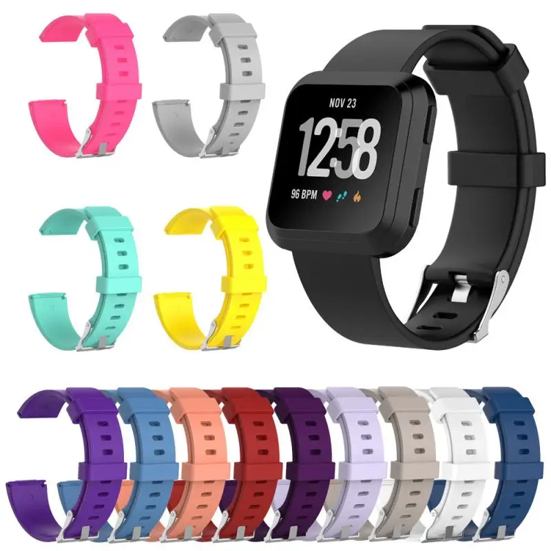 Сменный ремешок для Fitbit Versa/Versa Lite Starp мягкий силиконовый водонепроницаемый