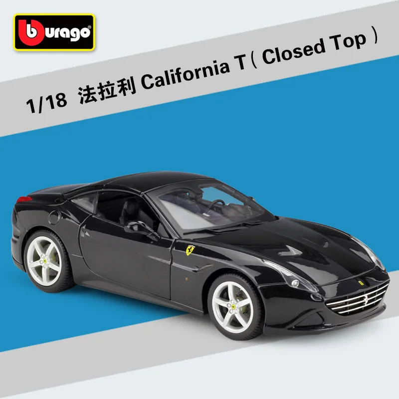 Bburago 1:18 FERRARI FXX K EVO модель автомобиля из сплава Коллекционная игрушка Подарки - Цвет: California
