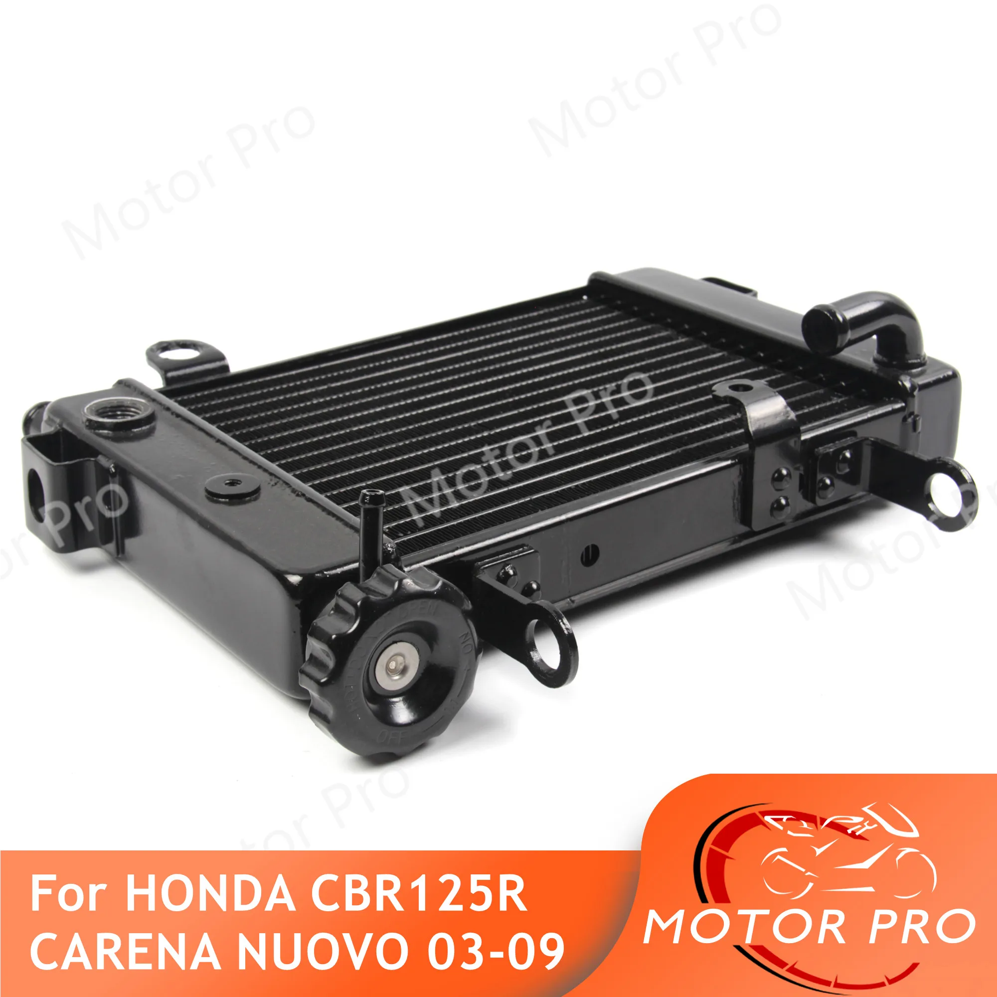 오토바이 라디에이터, 혼다 CBR125R 카레나 NUOVO용 2003 2009 냉각 쿨러, CBR 125 R CBR125 2004 2005 2006 2007 2008