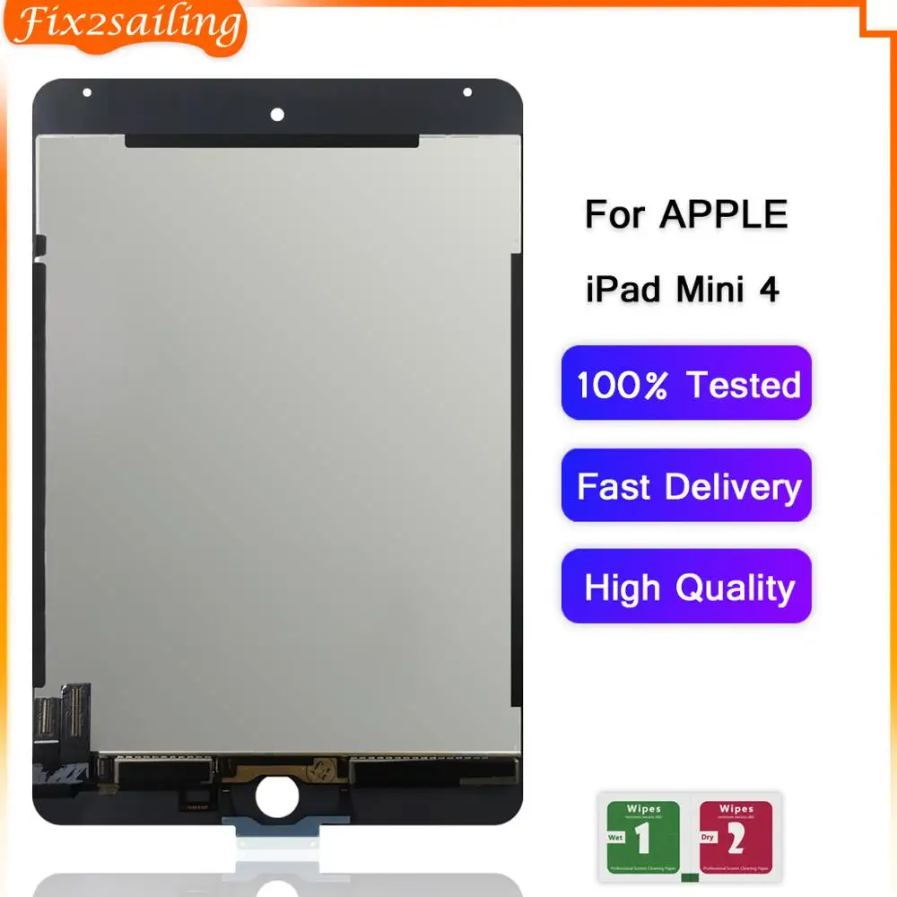 ЖК-дисплей для Apple iPad mini 4 A1538 A1550 ЖК-дисплей дигитайзер сенсоры сборка панель Замена для iPad mini 4