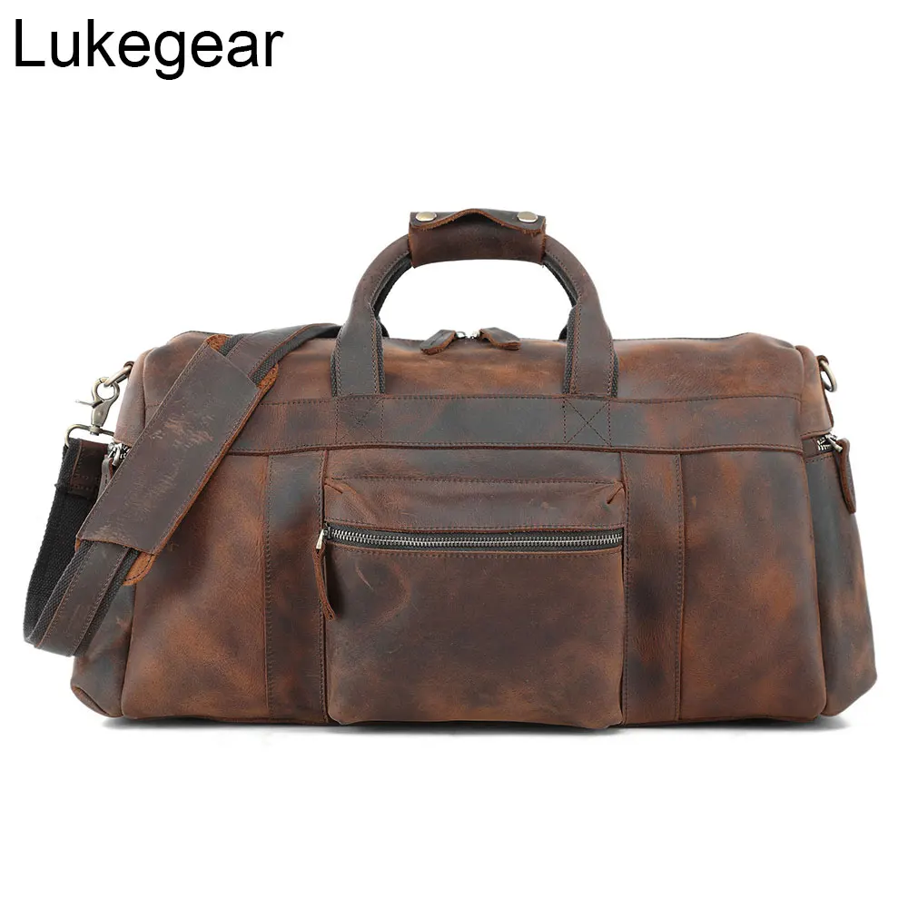 Duffle Packs Lukegear из воловьей кожи ручная работа для путешествий прочная высокого