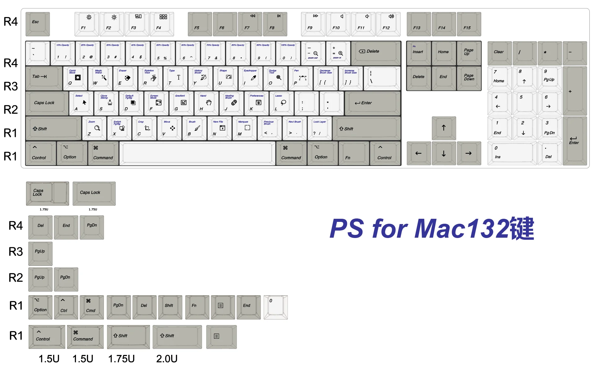 MX, PBT Dye Subbed, Mac e ganhar,