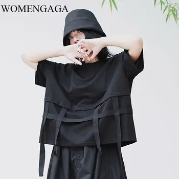 

Loose Tide Fashion Patchwork Ribbon T Shirt Women Clothes 2020 Summer New Fashion Loose Pullover Short Sleeve Tee Top XJ4329