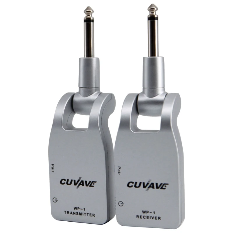 

Cuvave Wp-1 2.4G Wireless Guitar System Transmitter & Receiver Built-In Rechargeable Lithium
