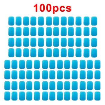 

100 PCS Gel Pads for EMS Abdominal ABS Trainer Weight Loss Hip Muscle Stimulator Exerciser Replacement Massager Gel Patch