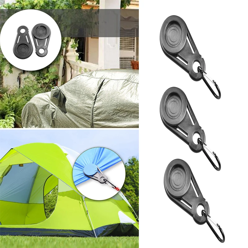 5/10pcs Tent Clip Lock Grip Awning Clamp Pegs Canopies Camping Travel Tarps Clip Hook Anchor Rope Caravan Outdoor Accessories 6