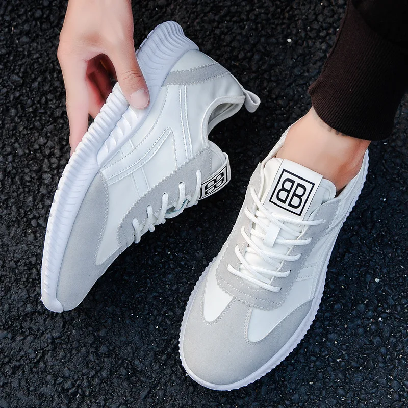 Spring Summer MEN'S SHOES Sports Running Trendy Shoes Korean-style Casual Shoes White Shoes Male Red Trendy Shoes Forrest G