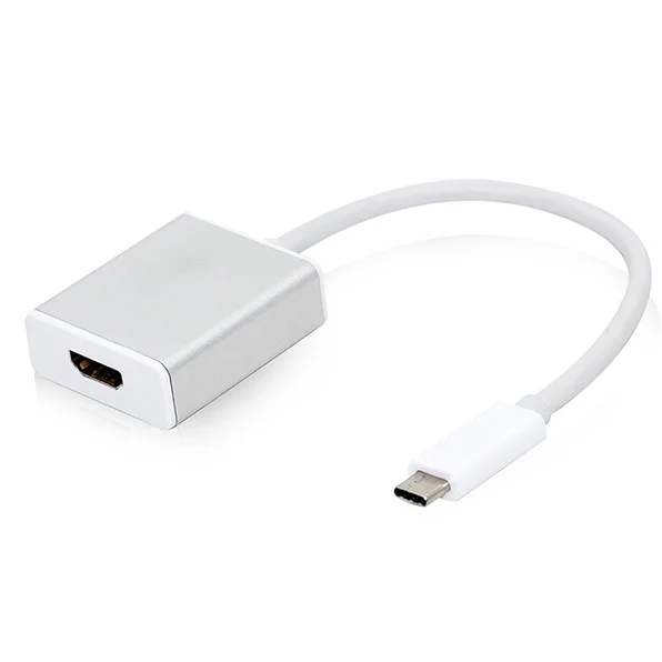 Usb c HDMI Usbc в Hdmi 3,1 конвертер адаптер type c в hdmi HDMI/USB 3,0/type C адаптер type-C Алюминиевый для Apple Macbook - Цвет: silver single