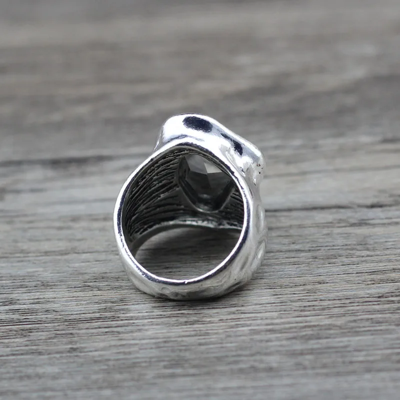 Couples Rings couples rings finger ring Anslow Original Design Fashion Jewelry Vintage Irregular Crystal Couples Love Rings For Women Valentine's Day Gift LOW0042AR