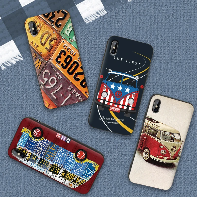 Ретро супергероев marvel vw роскошный черный чехол для samsung A3 4 5 6 plus A8 9 A10 A20 30 A40 50 A60 A70 M40 J6 крышка
