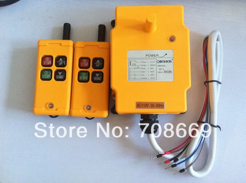 

2 Transmitters 1 Motion 1 Speed Hoist Crane Truck Remote Control System