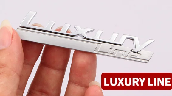 

Luxury Line Limited Car Fender Emblem Badge Decal Stickers Sport 3 5 7 Series