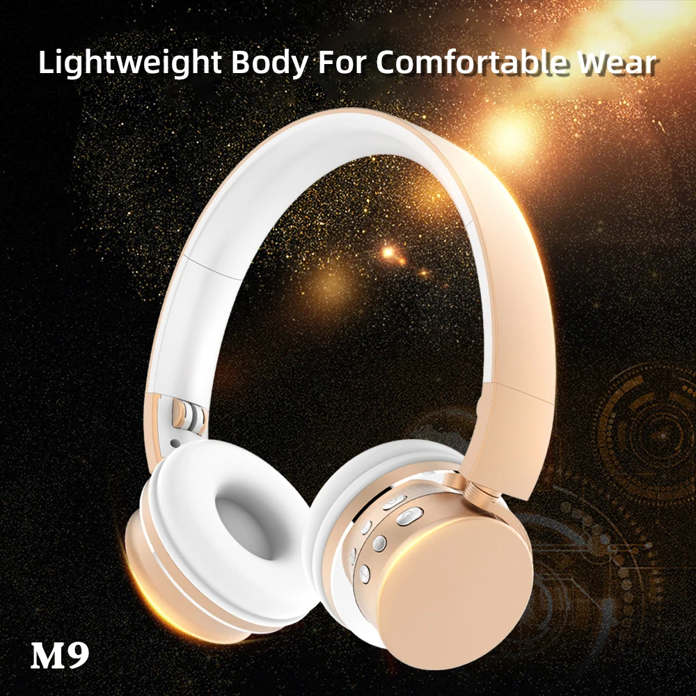 Headset Bluetooth Wireless Wired Headphone Universal TF Card 3D Stereo Earphone For iPhone Huawei Xiaomi Music Sports Folding