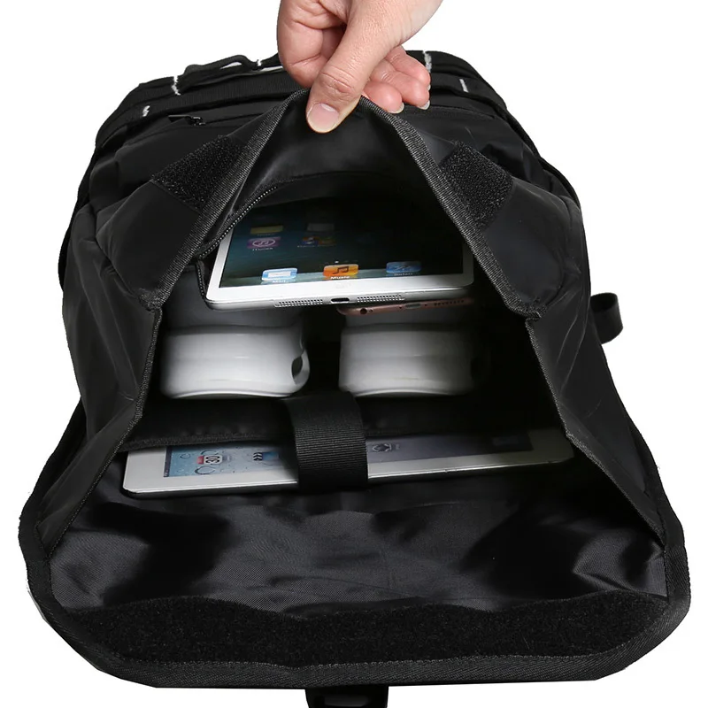 UIYI Fashion Streetwear Men Backpack Black Back Pack Women Travel Bags Classic Male Laptop Backbag For Girls Boy School Bag