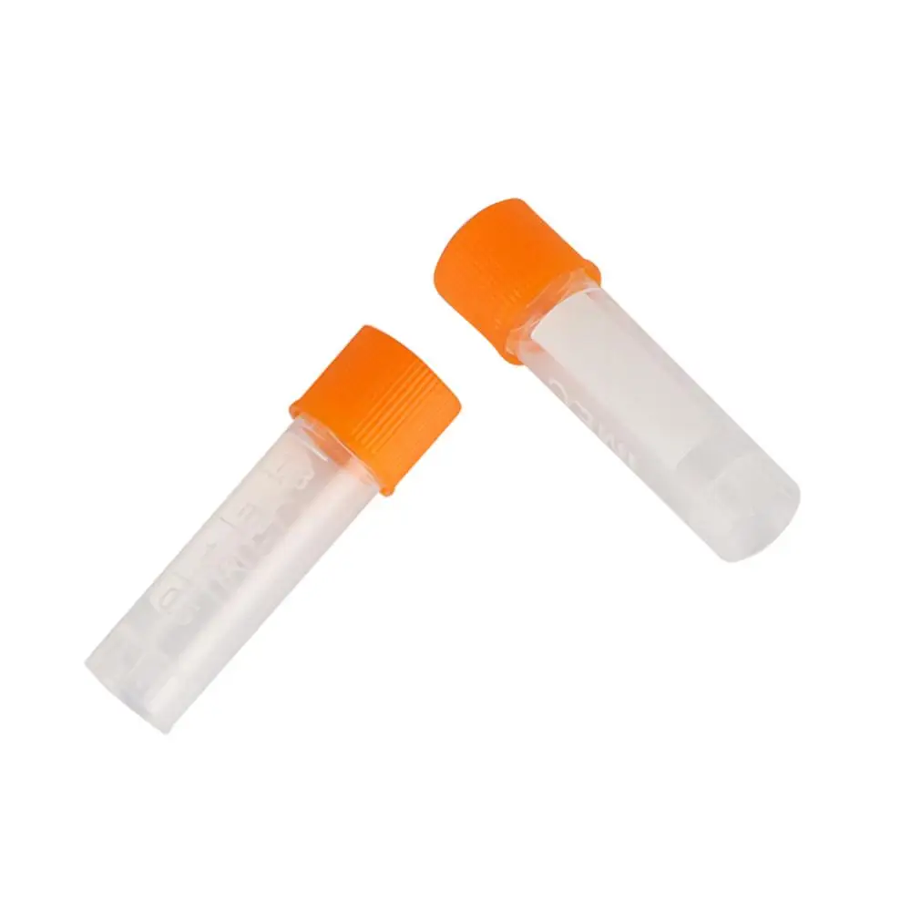 50 Pcs 1.8ml PP Laboratory Freezing Tube With Screw Cap