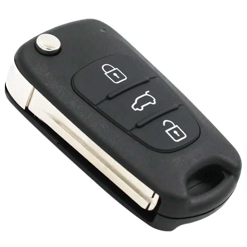 Flip Folding Remote Key for Hyundai i30 ix35 Car Key Fob 433MHz ID46 Chip 3 BTN